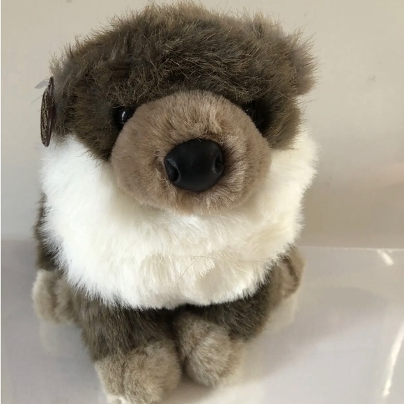 Vtg The Heritage Collection Ganzbros Wolf Plush Stuff Animal With Tag 1988 - Picture 1 of 7